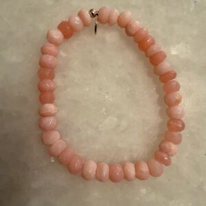 Pink Opal Beaded Bracelet